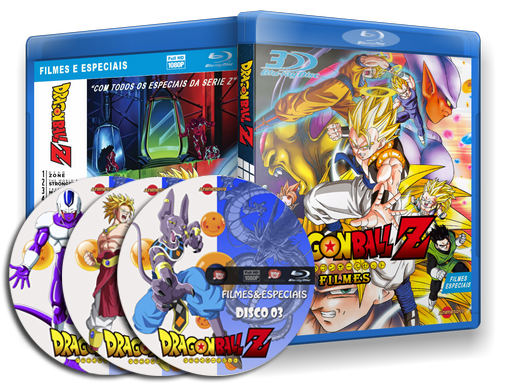 Dvd Dragon Ball Super Completo Dual Audio + 4 Filmes