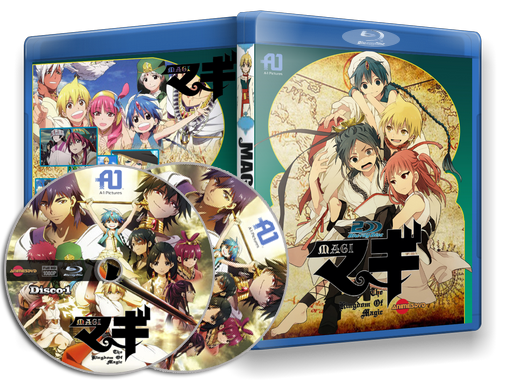 Magi The Labyrinth & Kingdom of Magic Complete Anime Series Blu