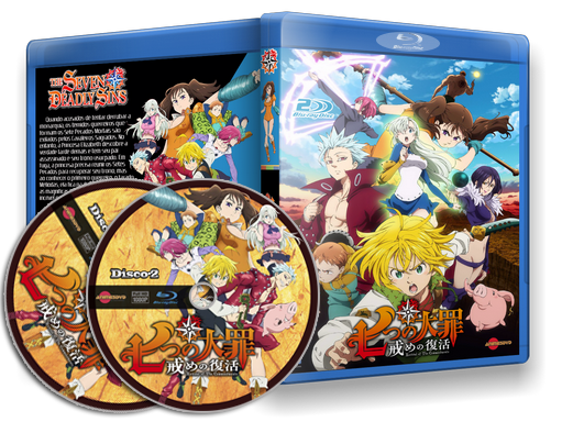 Nanatsu No Taizai - Série Completa + Ovas + Filmes Em Dvd