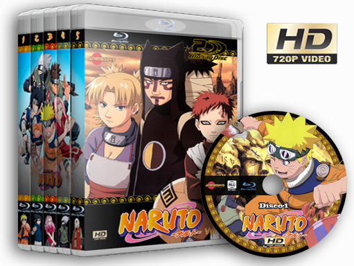 11 DVDS Naruto Clássico Completo Dublado