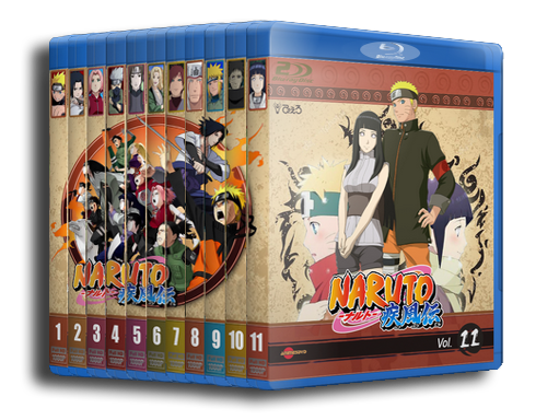 Blu-ray Box Naruto Clássico - Completo + Filmes E Ovas.