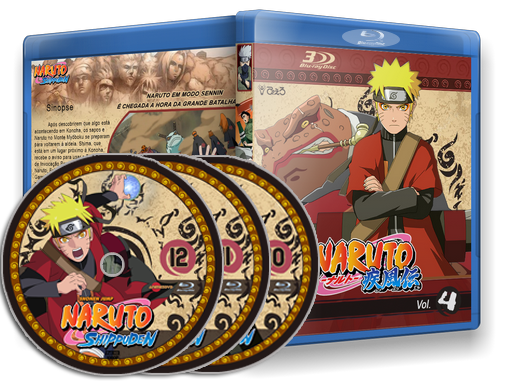 Dvd Box Naruto Shippuden - 1ª Temporada Box 3 4 Discos - Playarte -  Minissérie e Séries de TV de Anime - Magazine Luiza