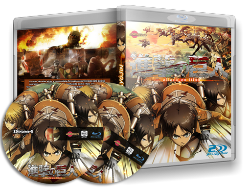 Dvd Ataque Dos Titans Dublado Shingeki Kyojin Temp 1 2 3 - Escorrega o Preço