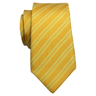CORBATA SLIM DE SEDA NATURAL ESTAMPADA línea YELLOW - comprar online