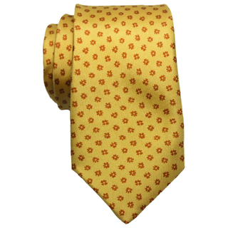 CORBATA SLIM DE SEDA NATURAL ESTAMPADA - comprar online