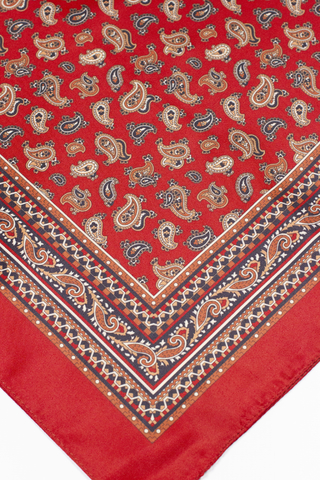 PAISLEY FOULARD ROJO