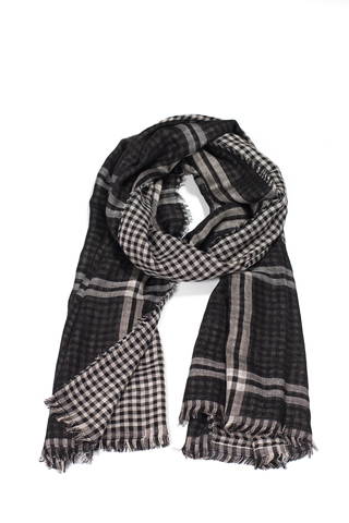 LEICESTER SHAWL NEGRO