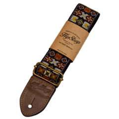 Correa para guitarra y bajo Woodstock Brown - comprar online