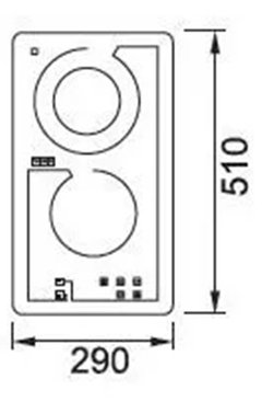 Anafe Vitroceramico 2 zonas TX 302 | Franke en internet