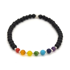 Pulsera Sukha Onix #4 > 7 Chakras