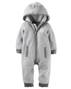 Talle: 9 Meses Carter's - Jumpsuit Polar/Microfleece