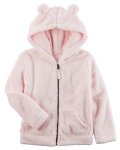 Talle: 6 Meses Carter's - Campera de Polar/Microfleece Pink