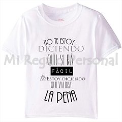 Remeras talle: 0 a 18. Podes Personalizarla!