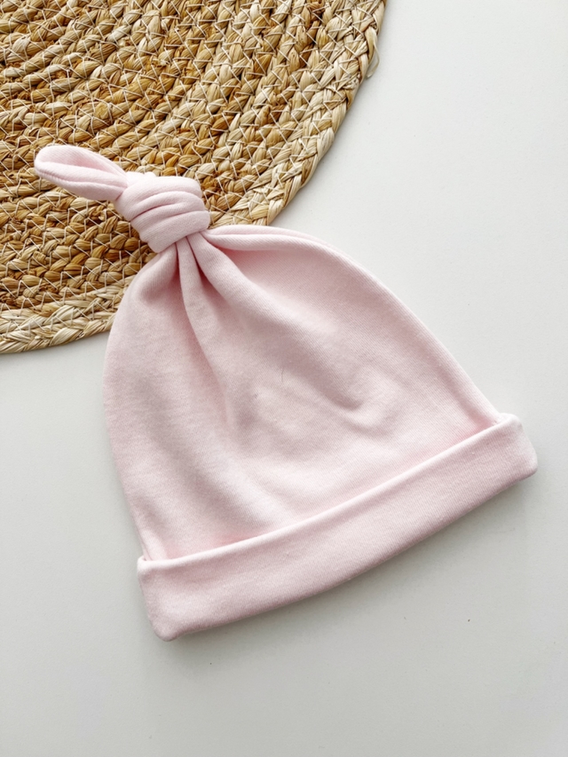 Gorro algod n recien nacido Rosa bebe