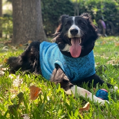 Polera tejida para perros grandes