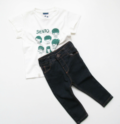 Remera Siento crudo bebés - Pambokids