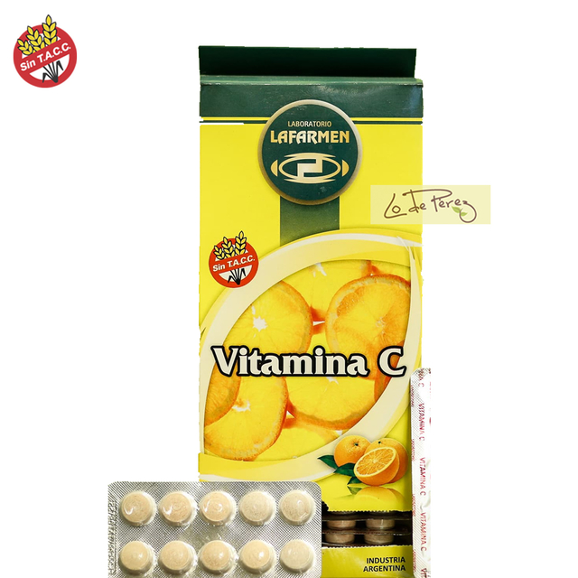 Vitamina C blister x 10 Lafarmen