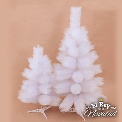 Arbolito Navideño Plumerito Blanco 60cm