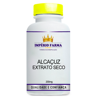 Alcaçuz Extrato Seco 200mg 60 Cápsulas