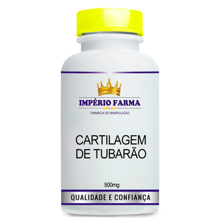 Cartilagem de Tubarão 500mg 60 Cápsulas