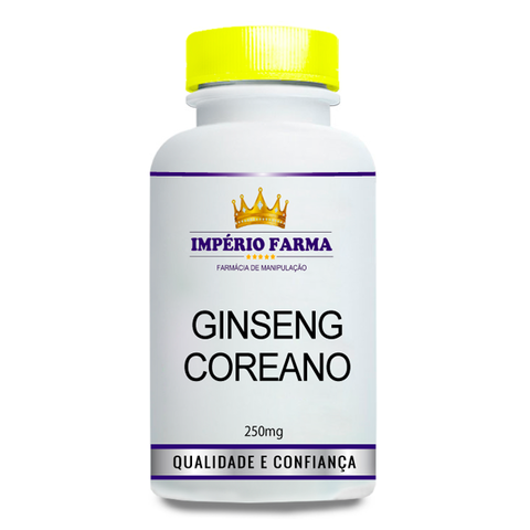 Ginseng Coreano 250mg 60 Cápsulas