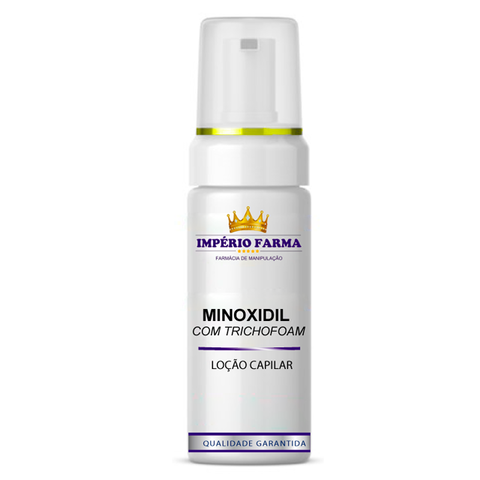 Minoxidil com TrichoFoam™ - Espuma para Crescimento Cabelo e Barba