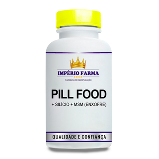 Pill Food + Silício + MSM (enxofre)