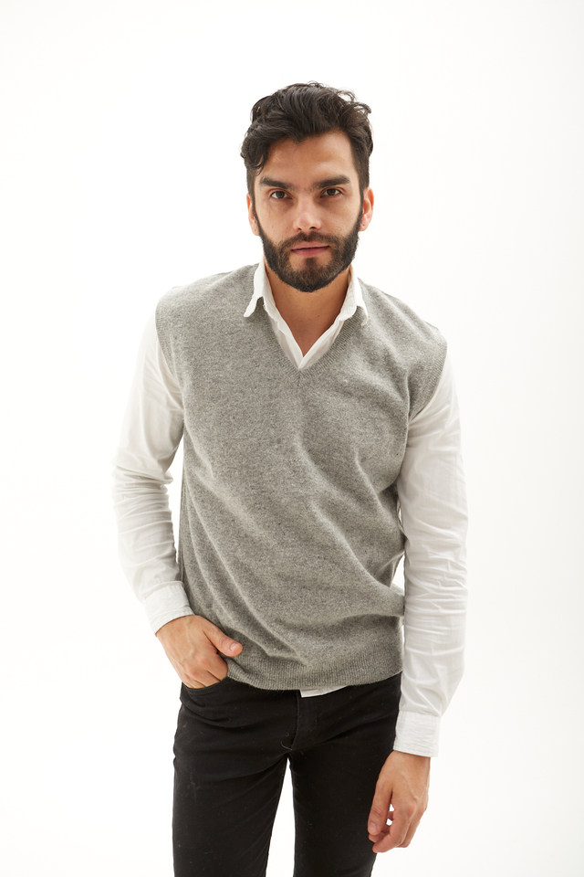 Chaleco de Bremer Gris - Comprar en Sweaters Romano