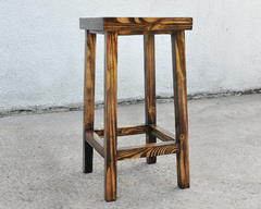 Banqueta alta Visby bar madera maciza sustentable - FENIX manufactura de muebles
