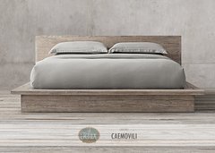 Cama Haiku Tatami Japonesa - Nórdica con respaldo - FENIX manufactura de muebles