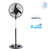 VENTILADOR DE PIE PARRILLA METALICA LILIANA 20" VPRN20