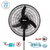 VENTILADOR DE PIE PARRILLA METALICA LILIANA 20" VPRN20 - comprar online