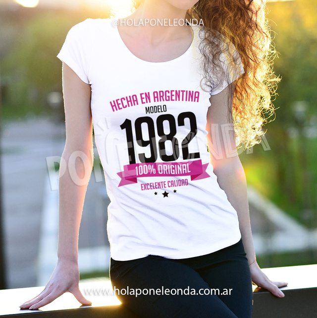 REMERA 40 anos Comprar en Ponele Onda Disenos
