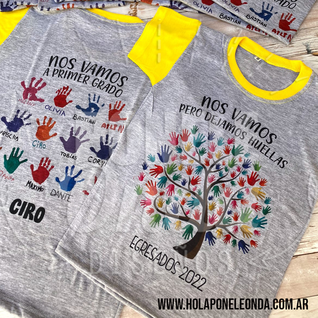 Remeras de store egresados 6to grado