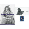 Set de Carpeta, Sticker y Sobre One Piece Impregnable Katana Monkey D. Dragon & Sabo Bandai Ichiban Kuji