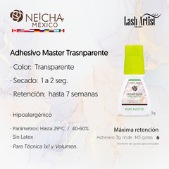 Adhesivo Master Transparente - Extensiones de pestañas Iduven