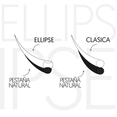 Extensiones FLAT Ellipse C.15 - Extensiones de pestañas Iduven