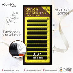 Mink Black VolumenRuso - Extensiones de pestañas Iduven