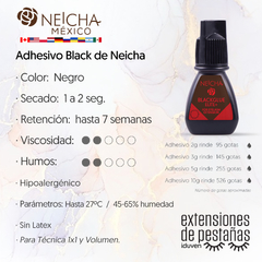 Adhesivo pegamento para Pestañas Black Glue Elite Neicha en internet