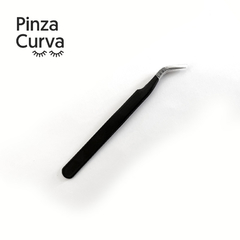 Pinza Curva para extensiones de pestañas