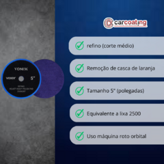 Vonixx Boina Voxer de Veludo Azul Refino 5" na internet