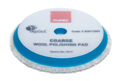 Rupes Coarse Wool Polishing Pad - Boina P/ Corte de Lã 5" C/ Interface Azul