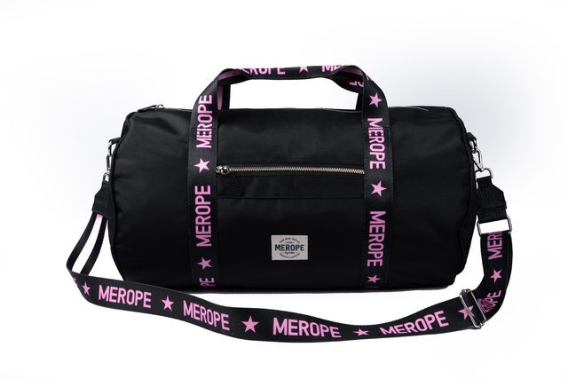 Bolso de Viaje Chelsea Negro c/Rosa - Merope Bags