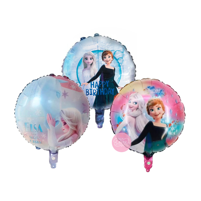 Set de 3 globos Frozen - AIRE objetos decorativos