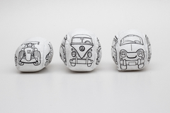 SET 3 MINI TRANSPORTES PARA COLOREAR - comprar online