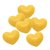 Ref.719 - Mini Sabonete Coração Amarelo Ouro