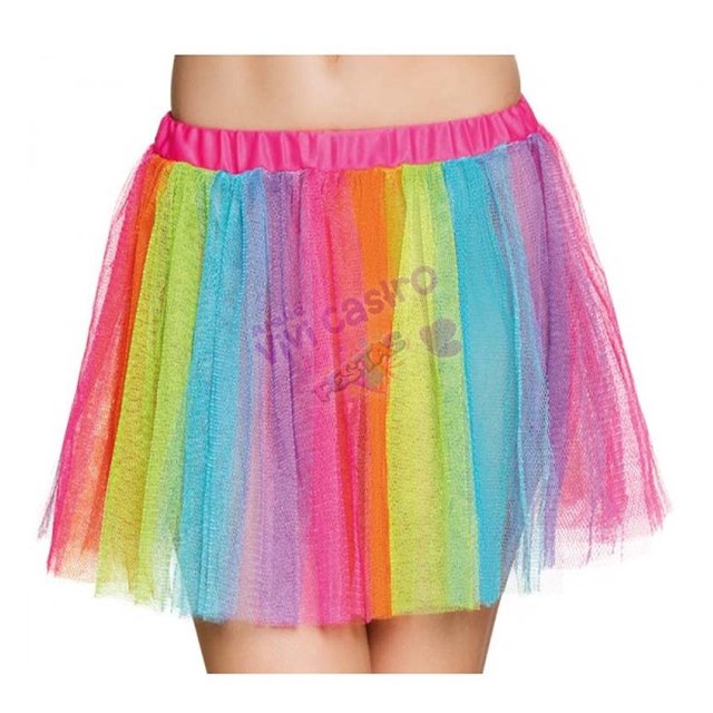 Saia de tutu cheap colorida
