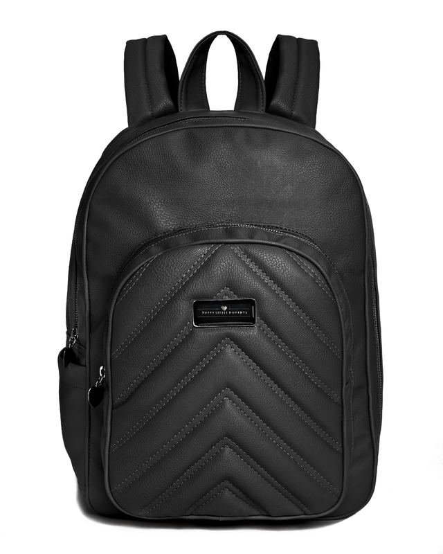Mochila maternal cuero sales
