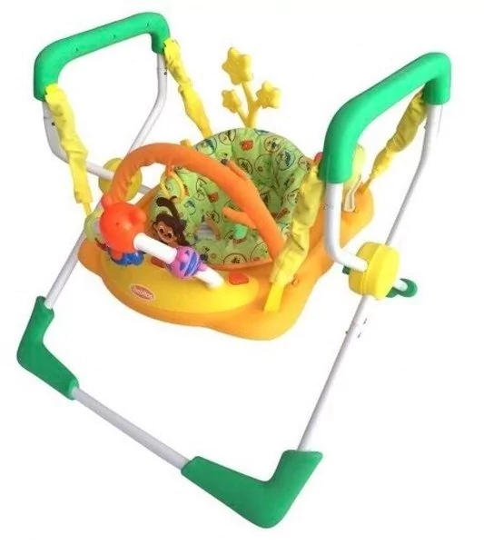 Centro De Actividades Mega Baby Jumper Saltarin Para Bebe Verde