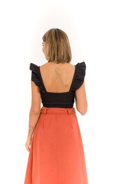 Cropped Tulipa Preto - Fullmoon